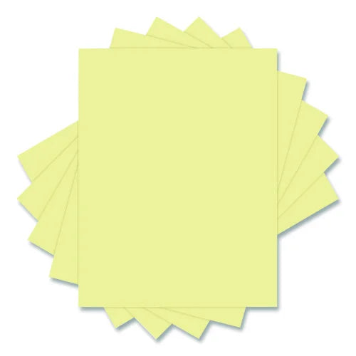 Universal Deluxe Colored Paper, 20 lb Bond Weight, 8.5 x 11, Canary, 500/Ream (UNV11201)