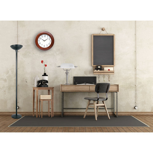 Alera Torchier Floor Lamp, 12.5w x 12.5d x 72h, Matte Black (ALELMPF52B)