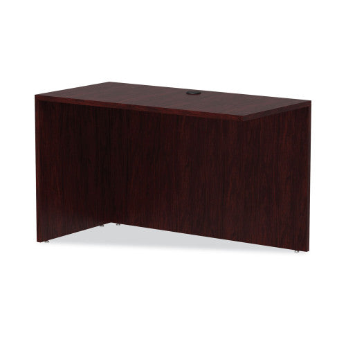Alera Valencia Series Reversible Return/Bridge Shell, 47.25w x 23.63d x 29.5h, Mahogany (ALEVA354824MY)