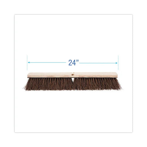Boardwalk® Floor Brush Head, 3 1/4" Natural Palmyra Fiber, 24" (BWK20124)