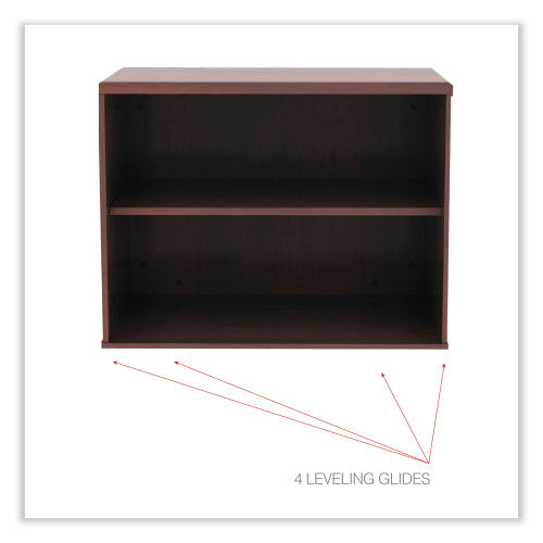 Alera Open Office Low Storage Cabinet Credenza, 29.5 x 19.13 x 22.78, Cherry (ALELS593020MC)
