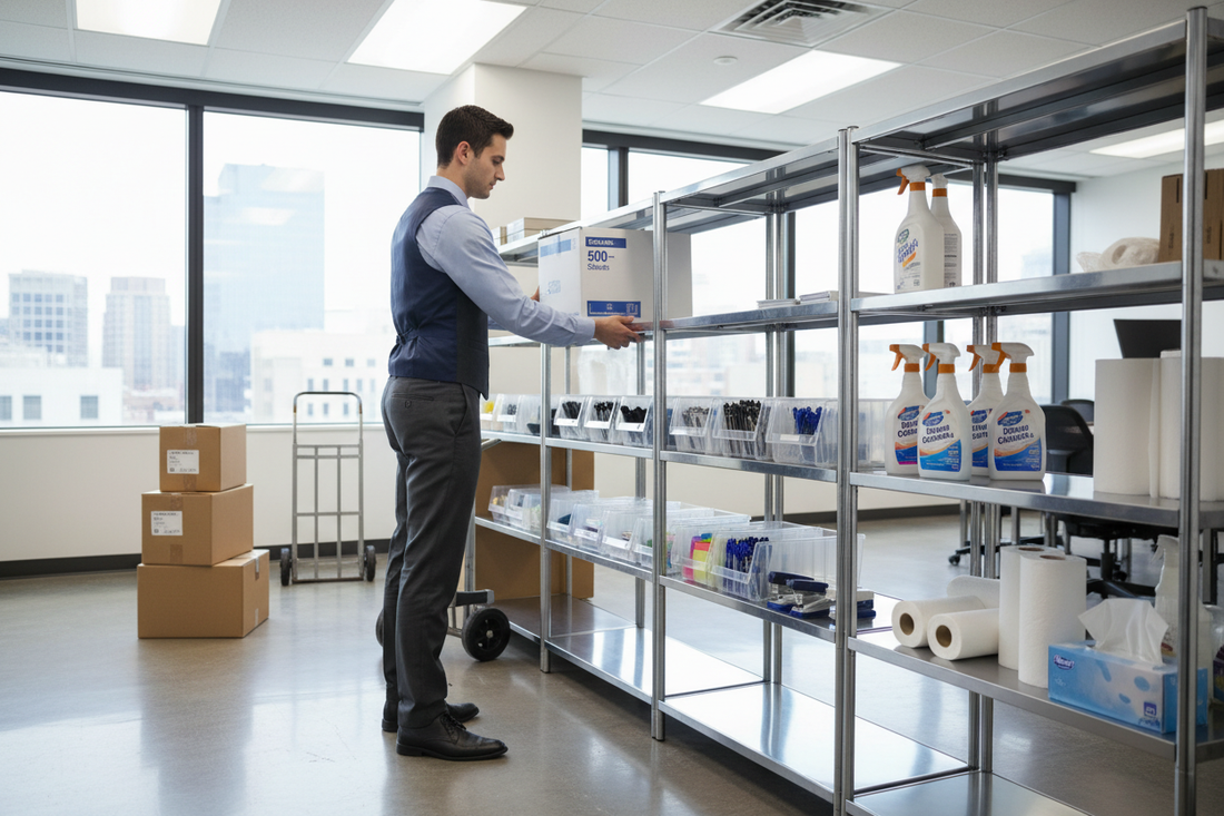 How Often Should Businesses Restock Office & Janitorial Supplies?