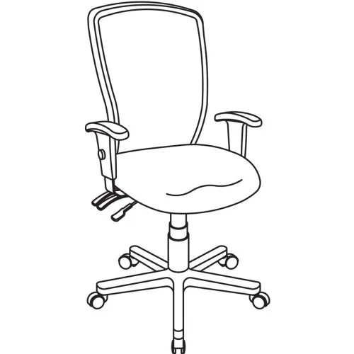 Lorell Executive High-back Mesh Chair Black Seat Color - Fabric Seat Material - Black Back Color - Black Frame Color - Steel, Plastic Frame Material - High Back - 5-star Base - Armrest - 1 Each (LLR86200)