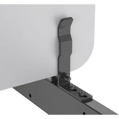 Lorell Acoustic Desktop Privacy Panel 47.2" Width x 23.6" Height - Polyester Fiber - Light Gray - 1 Each (LLR25961)