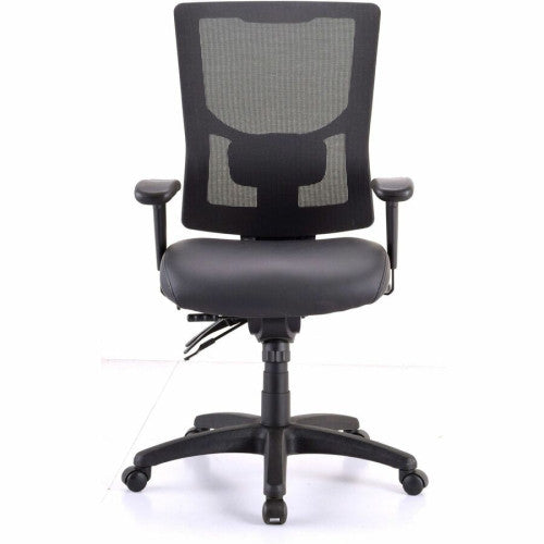 Lorell Conjure High-Back Office Chair Vinyl, Foam, Polyurethane Seat Material - High Back - Black - Armrest - 1 Each (LLR62040)