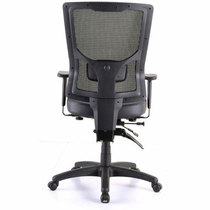 Lorell Conjure High-Back Office Chair Vinyl, Foam, Polyurethane Seat Material - High Back - Black - Armrest - 1 Each (LLR62040)