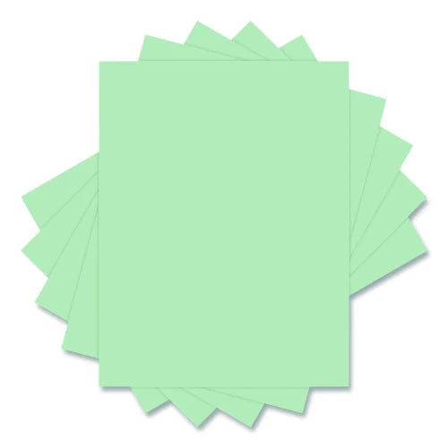 Universal Deluxe Colored Paper, 20 lb Bond Weight, 8.5 x 11, Green, 500/Ream (UNV11203)