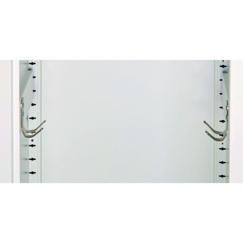 AdirOffice Steel Storage Locker, 1 Compartment, 15 x 15 x 24, Black (I62902BLK)