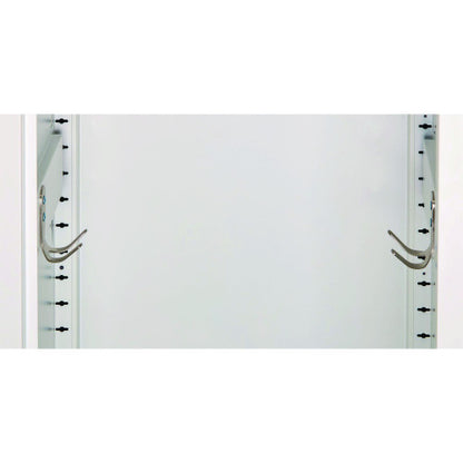 AdirOffice Steel Storage Locker, 1 Compartment, 15 x 15 x 24, Black (I62902BLK)