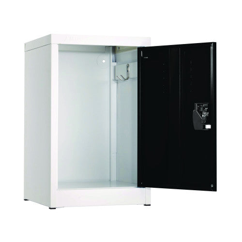 AdirOffice Steel Storage Locker, 1 Compartment, 15 x 15 x 24, Black (I62902BLK)