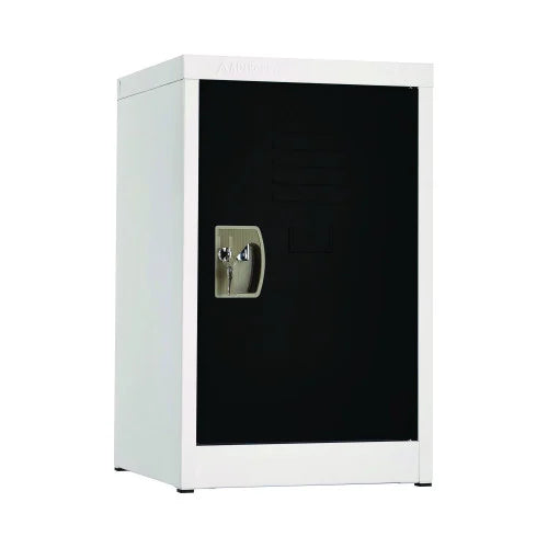 AdirOffice Steel Storage Locker, 1 Compartment, 15 x 15 x 24, Black (I62902BLK)