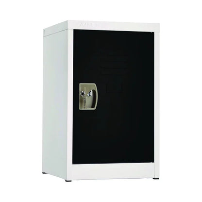 AdirOffice Steel Storage Locker, 1 Compartment, 15 x 15 x 24, Black (I62902BLK)