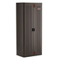 Suncast Commercial Tall Storage Cabinet, Five Shelves: One Fixed, Four Adjustable, 30" x 20.25" x 72", Gray (BMCCPD7204)