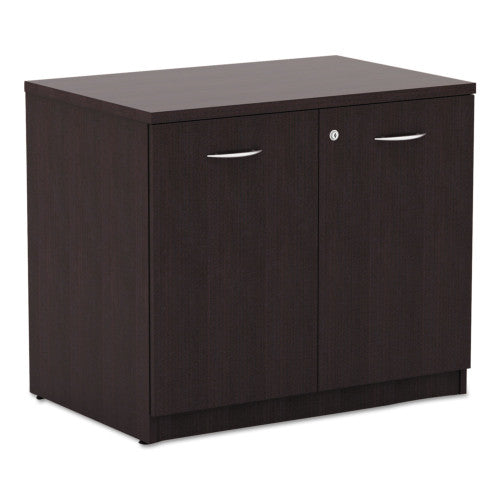 Alera Valencia Series Storage Cabinet, 34.13w x 22.78d x 29.5h, Espresso (ALEVA613622ES)