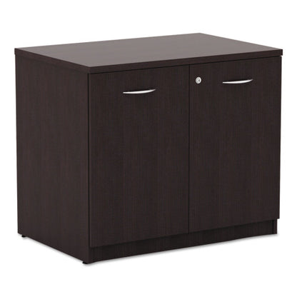 Alera Valencia Series Storage Cabinet, 34.13w x 22.78d x 29.5h, Espresso (ALEVA613622ES)