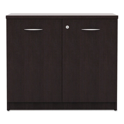 Alera Valencia Series Storage Cabinet, 34.13w x 22.78d x 29.5h, Espresso (ALEVA613622ES)