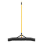 Rubbermaid Commercial Maximizer Push-to-Center Broom, Poly Bristles, 36 x 58.13, Steel Handle, Yellow/Black (2018728)