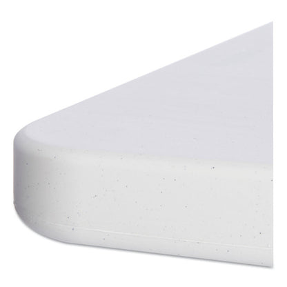 Alera Resin Rectangular Folding Table, Square Edge, 96w x 30d x 29h, Platinum (ALE65601)