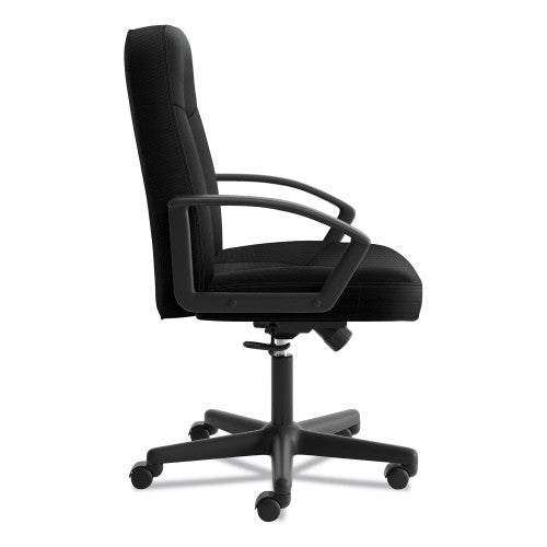 HON HVL601 Series Executive High-Back Chair, Supports Up to 250 lb, 17.44" to 20.94" Seat Height, Black (VL601VA10)