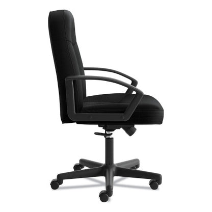 HON HVL601 Series Executive High-Back Chair, Supports Up to 250 lb, 17.44" to 20.94" Seat Height, Black (VL601VA10)