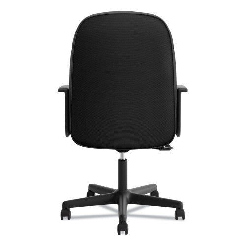 HON HVL601 Series Executive High-Back Chair, Supports Up to 250 lb, 17.44" to 20.94" Seat Height, Black (VL601VA10)