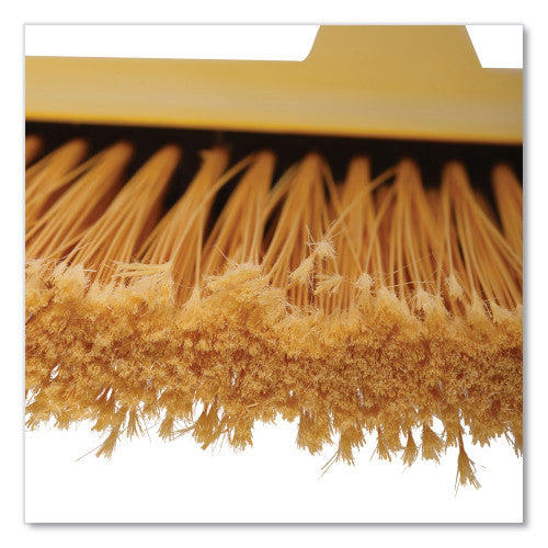 Boardwalk® 932A Angler Broom, 53" Wooden Handle, Yellow (BWK932AEA)