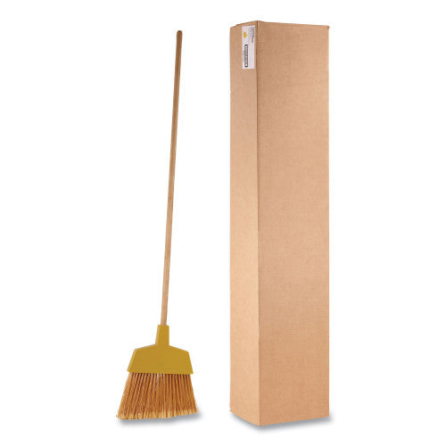 Boardwalk® 932A Angler Broom, 13" Wide, Plastic Bristles, 12 Brooms (BWK932ACT)