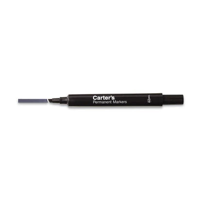 Carter's Large Desk Style Permanent Marker, Broad Chisel Tip, Black, Dozen (27178)