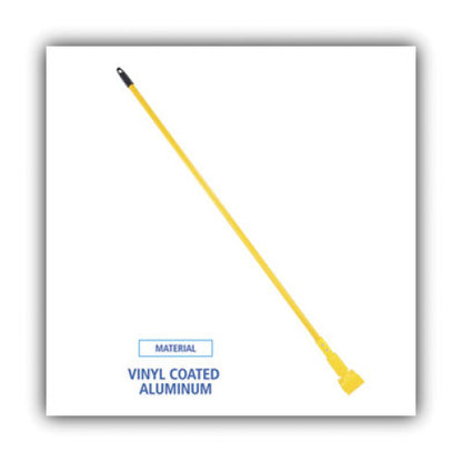 Boardwalk® 610 Plastic Jaws 60" Mop Handle, Yellow, 1 Each (BWK610)
