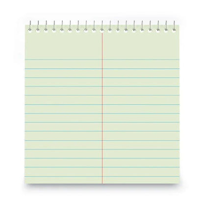Universal Steno Pads, Gregg Rule, Red Cover, 80 Green-Tint 6 x 9 Sheets, 6/Pack (UNV86920PK)