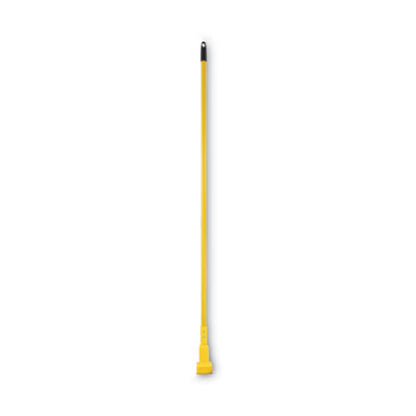 Boardwalk® 610 Plastic Jaws 60" Mop Handle, Yellow, 1 Each (BWK610)