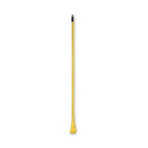 Boardwalk® 610 Plastic Jaws 60" Mop Handle, Yellow, 1 Each (BWK610)