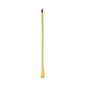 Boardwalk® 610 Plastic Jaws 60" Mop Handle, Yellow, 1 Each (BWK610)