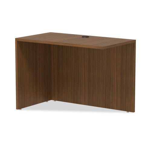 Alera Valencia Series Reversible Return/Bridge Shell, 42w x 23.63d x 29.5h, Modern Walnut (ALEVA354224WA)
