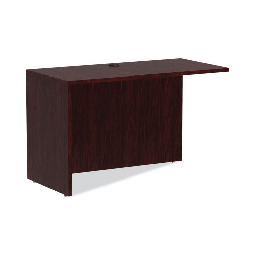 Alera Valencia Series Reversible Return/Bridge Shell, 47.25w x 23.63d x 29.5h, Mahogany (ALEVA354824MY)