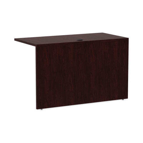 Alera Valencia Series Reversible Return/Bridge Shell, 47.25w x 23.63d x 29.5h, Mahogany (ALEVA354824MY)