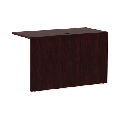 Alera Valencia Series Reversible Return/Bridge Shell, 47.25w x 23.63d x 29.5h, Mahogany (ALEVA354824MY)