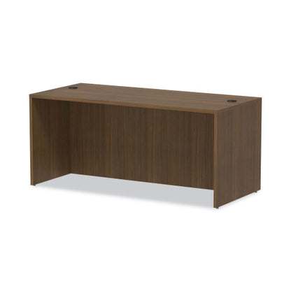 Alera Valencia Series Straight Front Desk Shell, 65" x 29.5" x 29.63", Modern Walnut (ALEVA216630WA)
