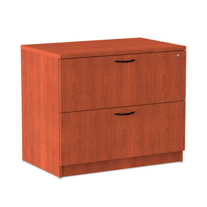 Alera Valencia Series Lateral File, 2 Legal/Letter-Size File Drawers, Medium Cherry, 34" x 22.75" x 29.5" (ALEVA513622MC)