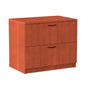 Alera Valencia Series Lateral File, 2 Legal/Letter-Size File Drawers, Medium Cherry, 34" x 22.75" x 29.5" (ALEVA513622MC)