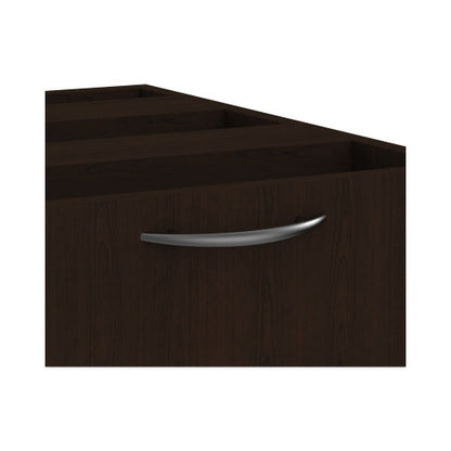 Alera Valencia Series Full Pedestal File, Left/Right, 3-Drawers: Box/Box/File, Legal/Letter, Espresso, 15.63" x 20.5" x 28.5" (ALEVA532822ES)