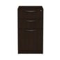 Alera Valencia Series Full Pedestal File, Left/Right, 3-Drawers: Box/Box/File, Legal/Letter, Espresso, 15.63" x 20.5" x 28.5" (ALEVA532822ES)