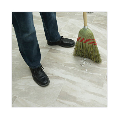 Boardwalk® Maid Broom, Mixed Fiber Bristles, 42" Wood Handle, Natural (BWK920YEA)