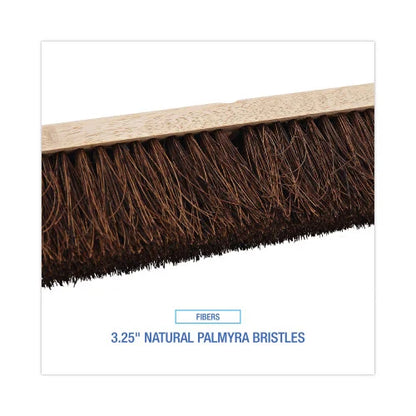 Boardwalk® Floor Brush Head, 3 1/4" Natural Palmyra Fiber, 24" (BWK20124)