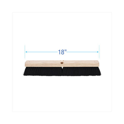 Boardwalk® Floor Brush Head, 2 1/2" Black Tampico Fiber, 18" (BWK20218)
