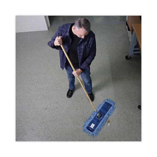 Boardwalk® Clip-On 180 Degree Swivel Head Wood Dust Mop Handle (BWK1490)