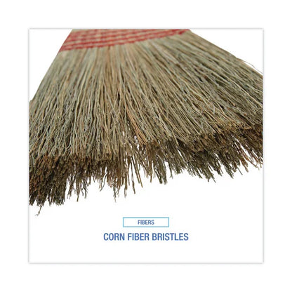Boardwalk® Parlor Broom, Corn Fiber Bristles, 42" Handle, Natural (BWK926CEA)