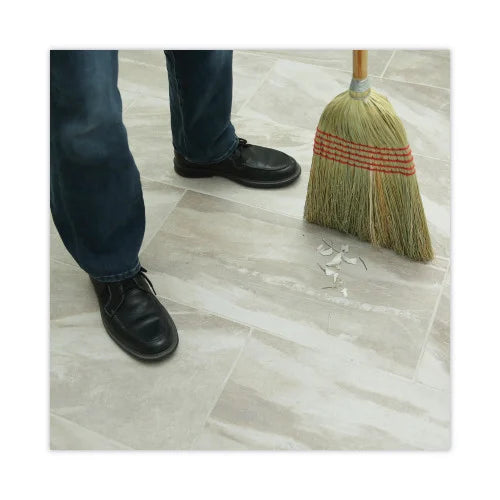 Boardwalk® Parlor Broom, Corn Fiber Bristles, 42" Handle, Natural (BWK926CEA)