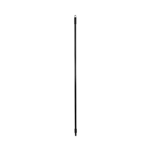 Boardwalk® Fiberglass Broom Handle, Nylon Plastic Threaded End, Black (BWK636)