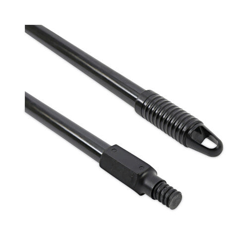 Boardwalk® Fiberglass Broom Handle, Nylon Plastic Threaded End, Black (BWK636)